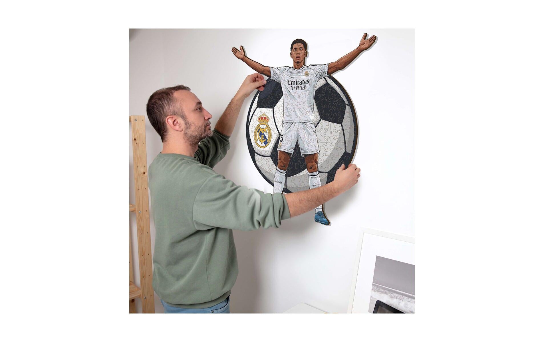 Iconic Puzzles Puzzle Jude Bellingham – Real Madrid – 270 Teile – 38 × 42 cm – ab 10 J. – Holz – FSC