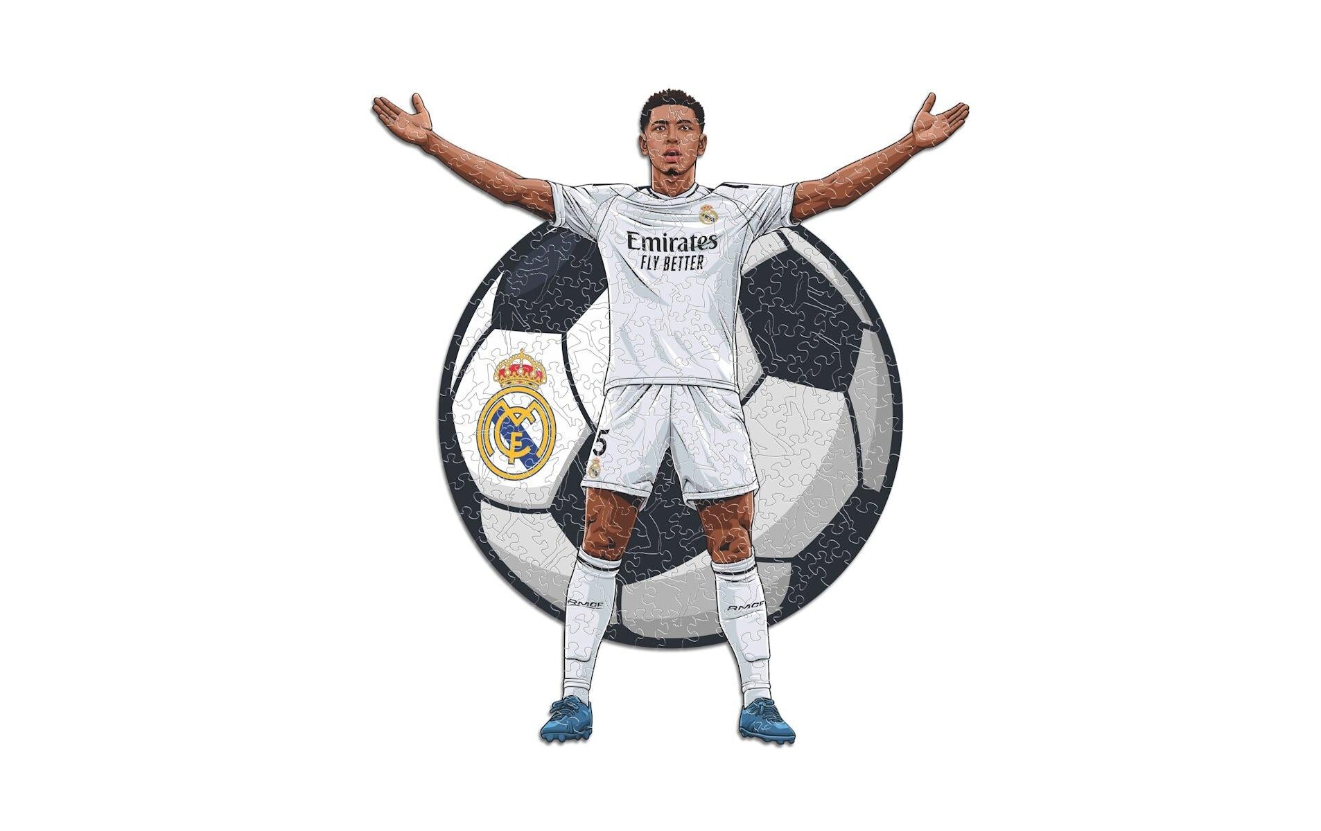 Iconic Puzzles Puzzle Jude Bellingham – Real Madrid – 270 Teile – 38 × 42 cm – ab 10 J. – Holz – FSC