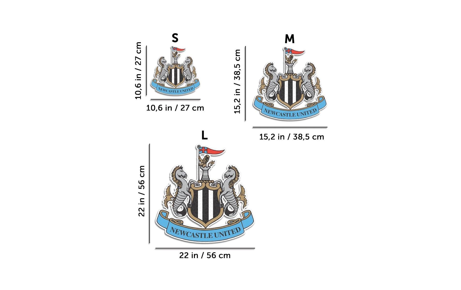 Iconic Puzzles Newcastle United FC - Logo – Logikspiel, 1 Spieler, ab 10 Jahren, mehrsprachig