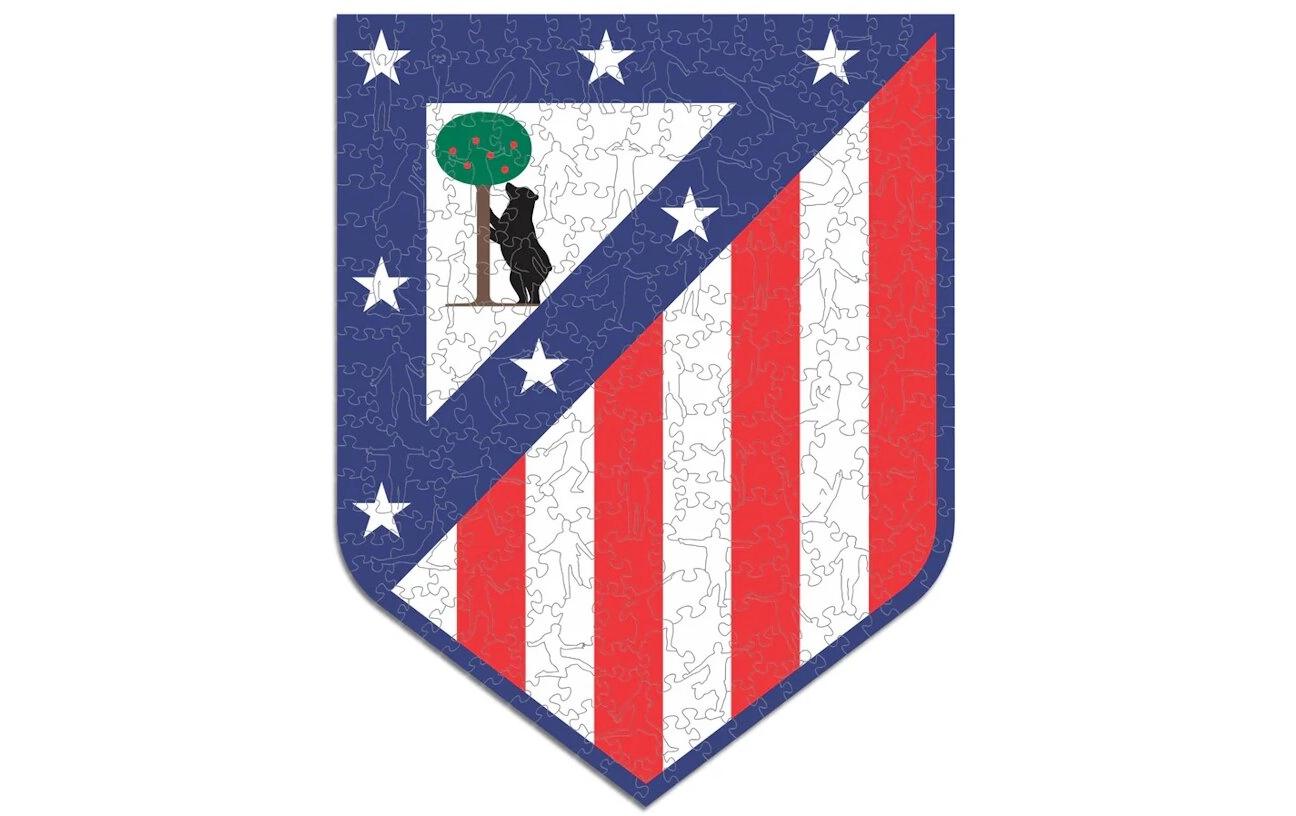 Iconic Puzzles Atletico Madrid - Logo - Logikspiel, 1 Spieler, ab 14 Jahren