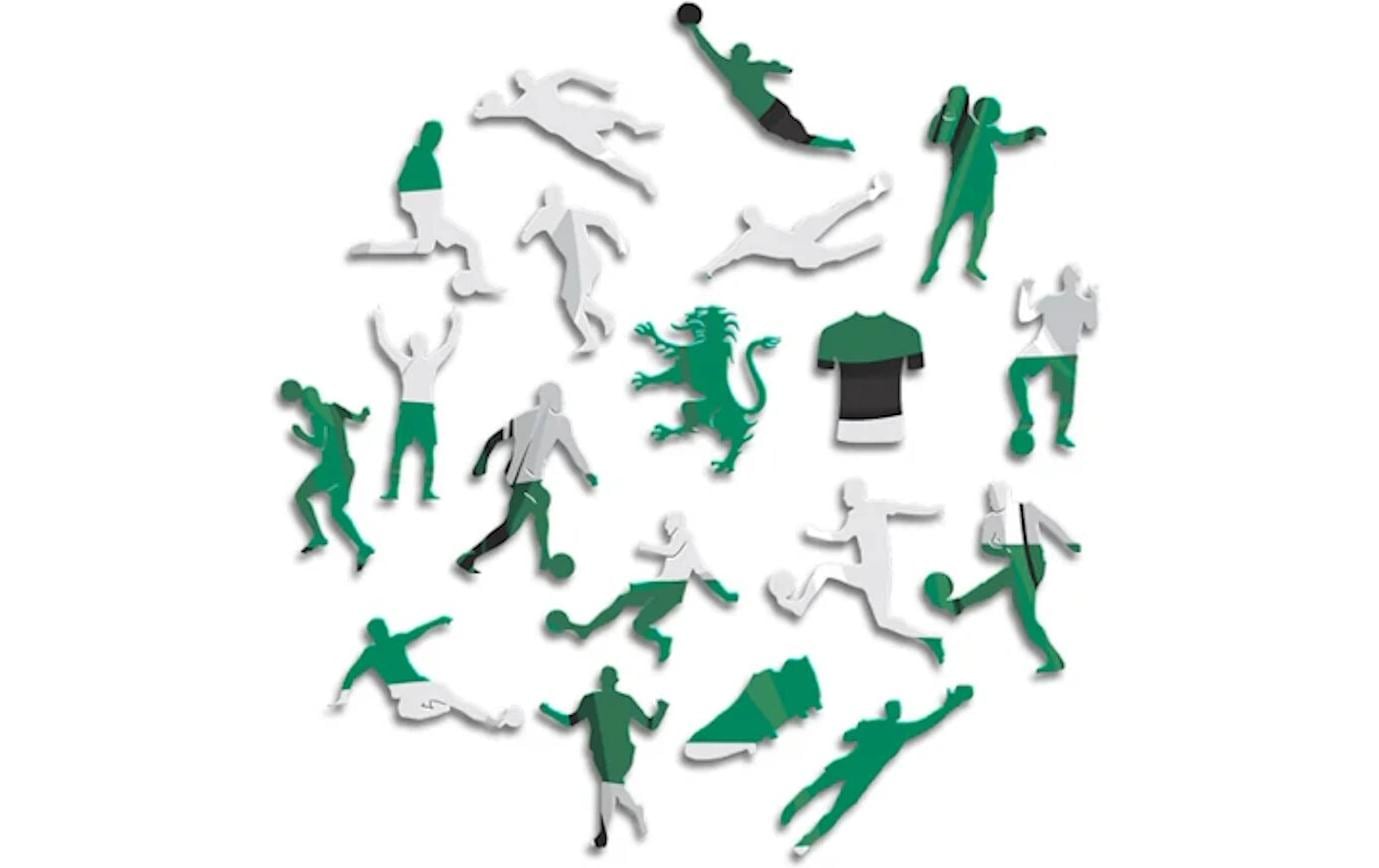 Iconic Puzzles Sporting CP Trikot – Logikspiel, 1 Spieler, ab 10 Jahren, mehrsprachig