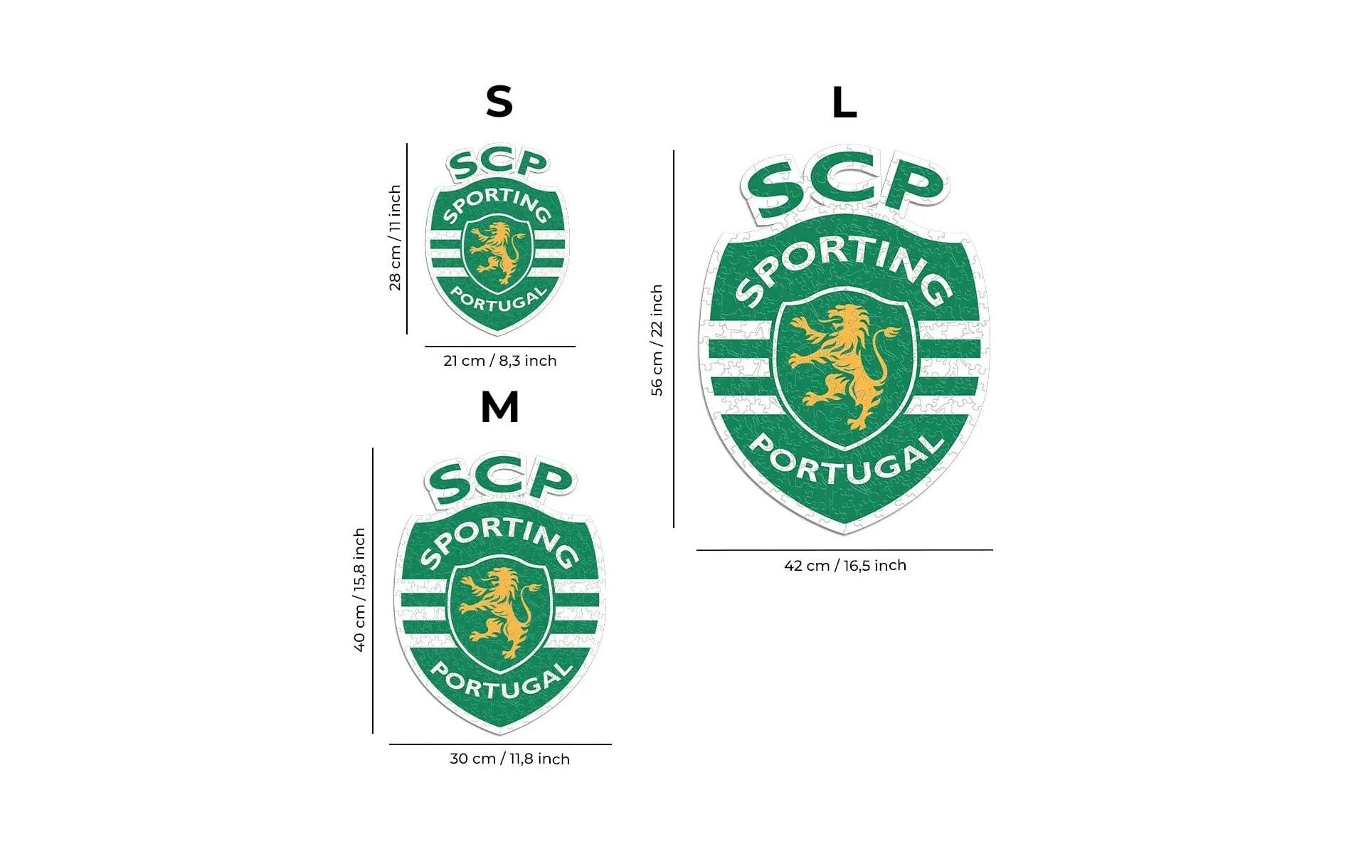 Iconic Puzzles Sporting CP - Logo – Logikspiel, 1 Spieler, ab 14 Jahren, mehrsprachig