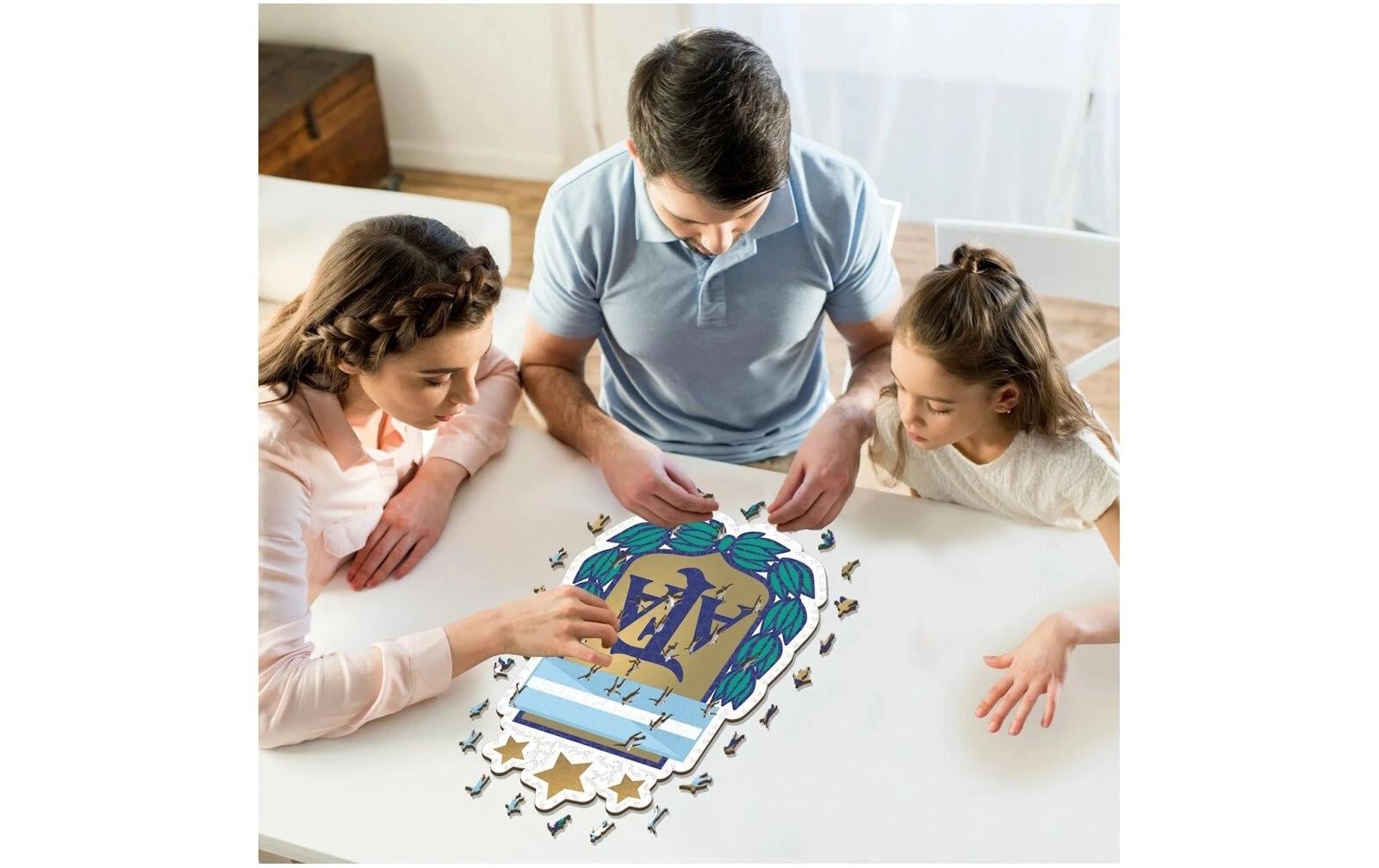 Iconic Puzzles Nationalmannschaft Argentinien Logo – Logikspiel, ab 10 Jahren