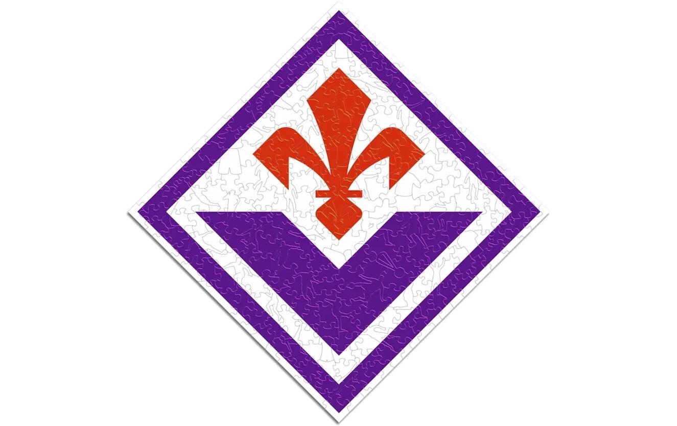 Iconic Puzzles Puzzle ACF Fiorentina – Logo – 270 Teile – 37,5 × 37,5 cm – ab 14 J. – Holz – Mehrfarbig – FSC