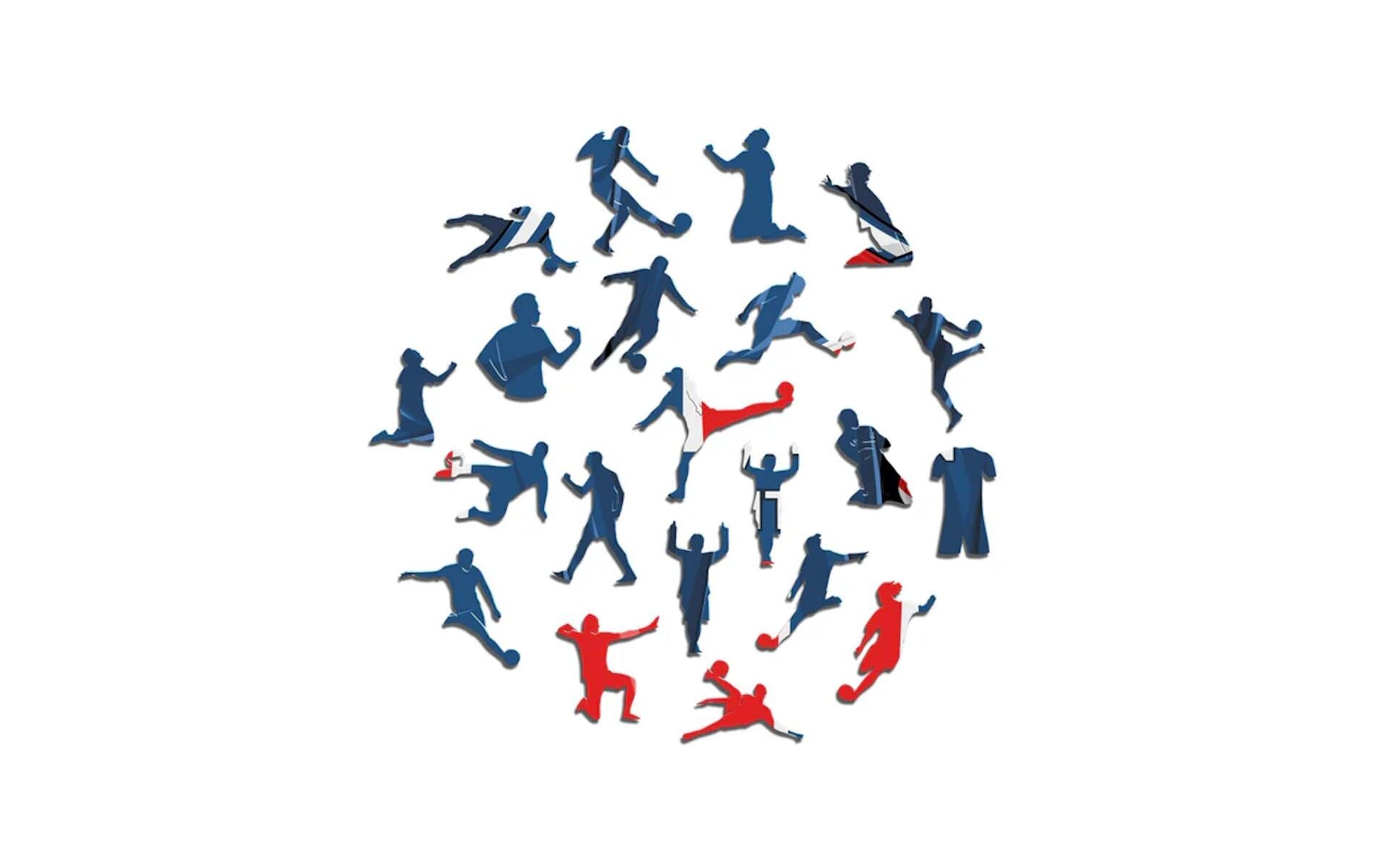 Iconic Puzzles PSG FC - Trikot - Holz-Puzzle, 1 Spieler, ab 10 Jahren, mehrsprachig