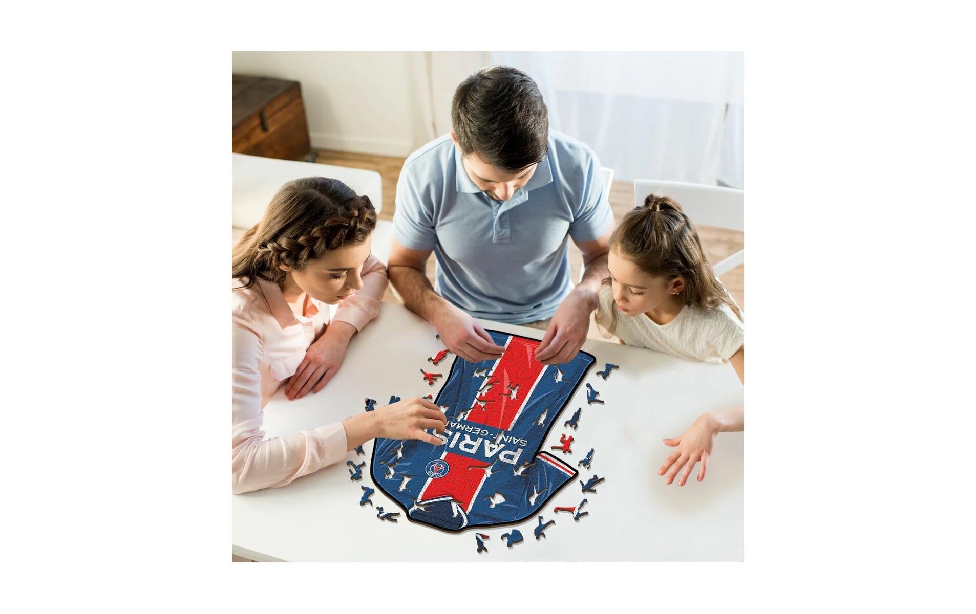 Iconic Puzzles PSG FC - Trikot - Holz-Puzzle, 1 Spieler, ab 10 Jahren, mehrsprachig