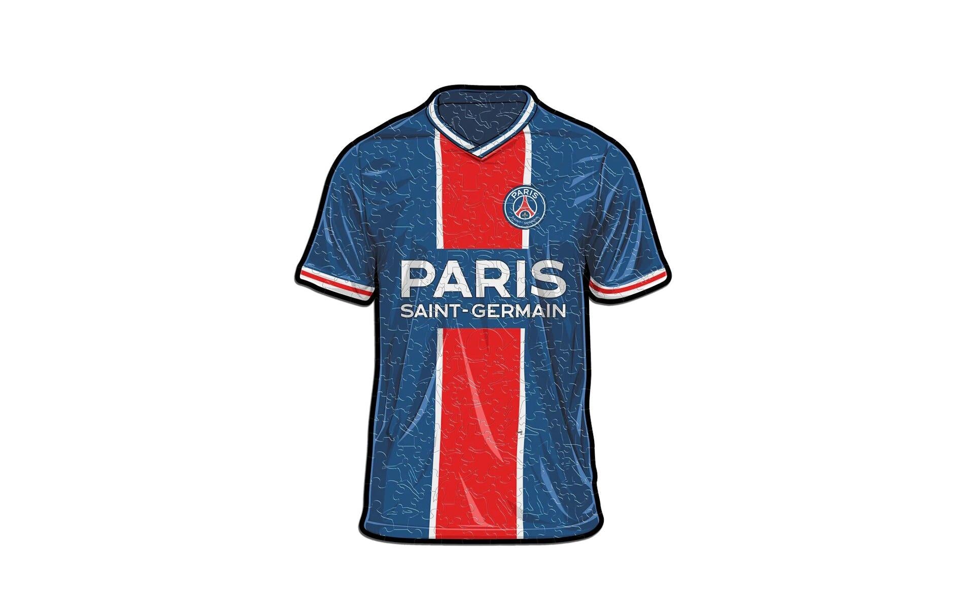 Iconic Puzzles PSG FC - Trikot - Holz-Puzzle, 1 Spieler, ab 10 Jahren, mehrsprachig