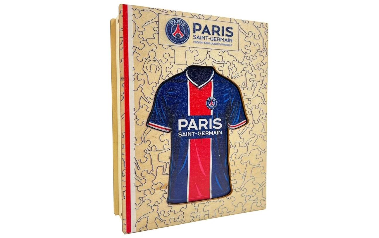 Iconic Puzzles PSG FC - Trikot - Holz-Puzzle, 1 Spieler, ab 10 Jahren, mehrsprachig