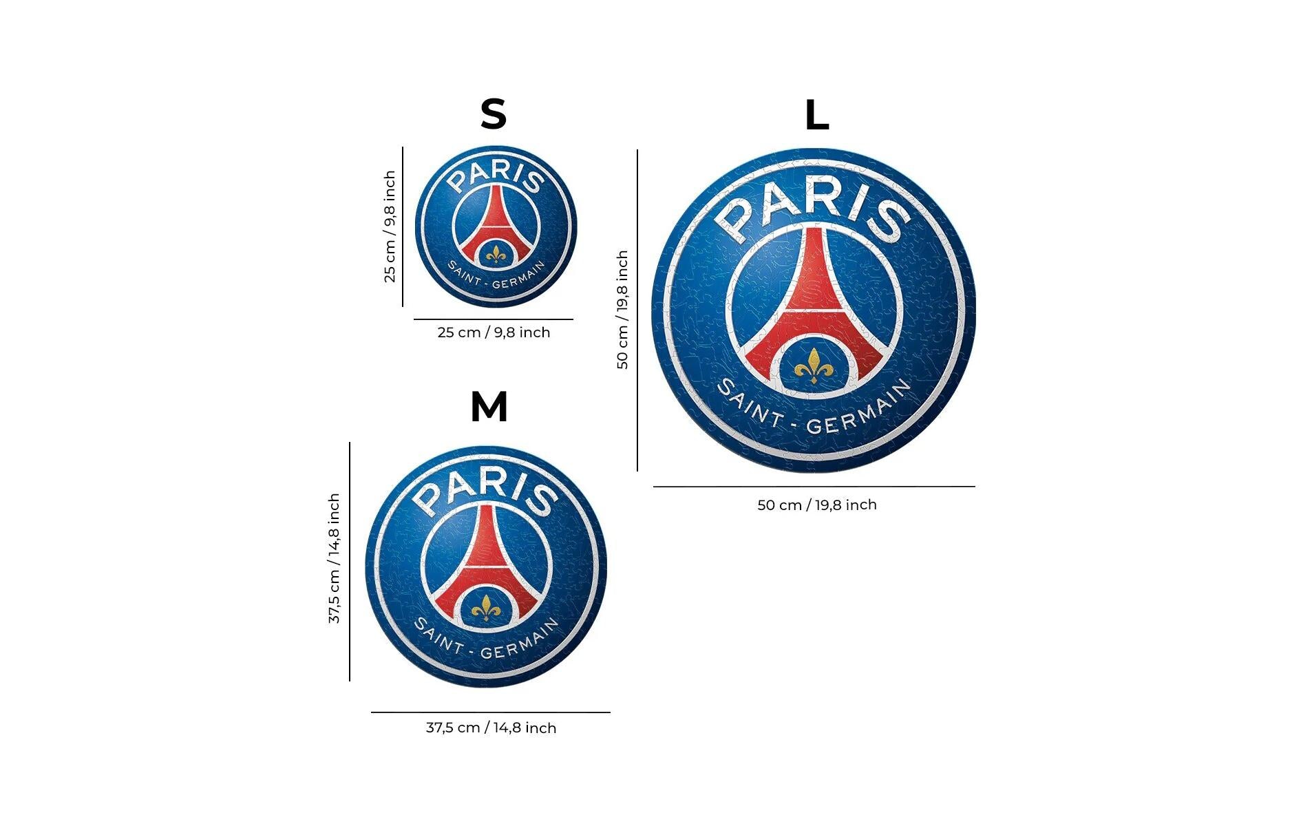 Iconic Puzzles PSG FC Logo – Logikspiel, 1 Spieler, ab 14 Jahren, mehrsprachig