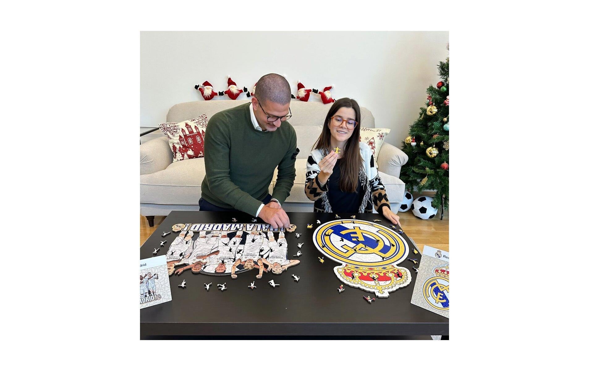 Iconic Puzzles Puzzle Real Madrid CF – 5 Spieler – 270 Teile – 42 × 30 cm – ab 10 J. – Holz