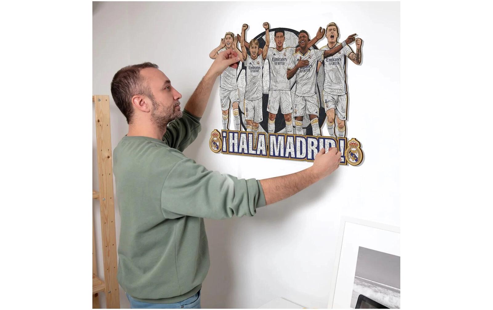Iconic Puzzles Puzzle Real Madrid CF – 5 Spieler – 270 Teile – 42 × 30 cm – ab 10 J. – Holz