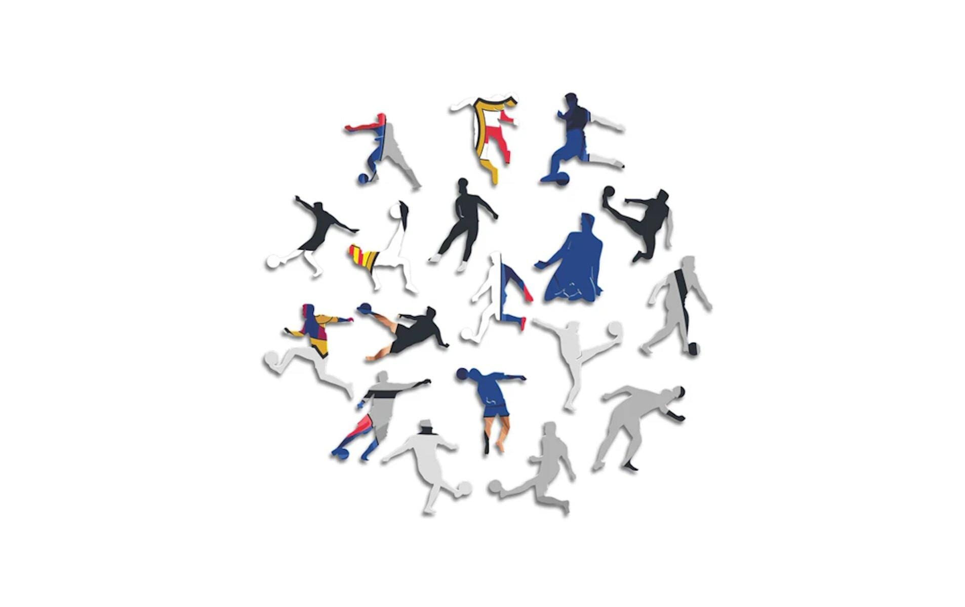 Iconic Puzzles Puzzle FC Barcelona – 270 Teile – 30 × 42 cm – ab 10 J. – Holz – mehrfarbig – FSC
