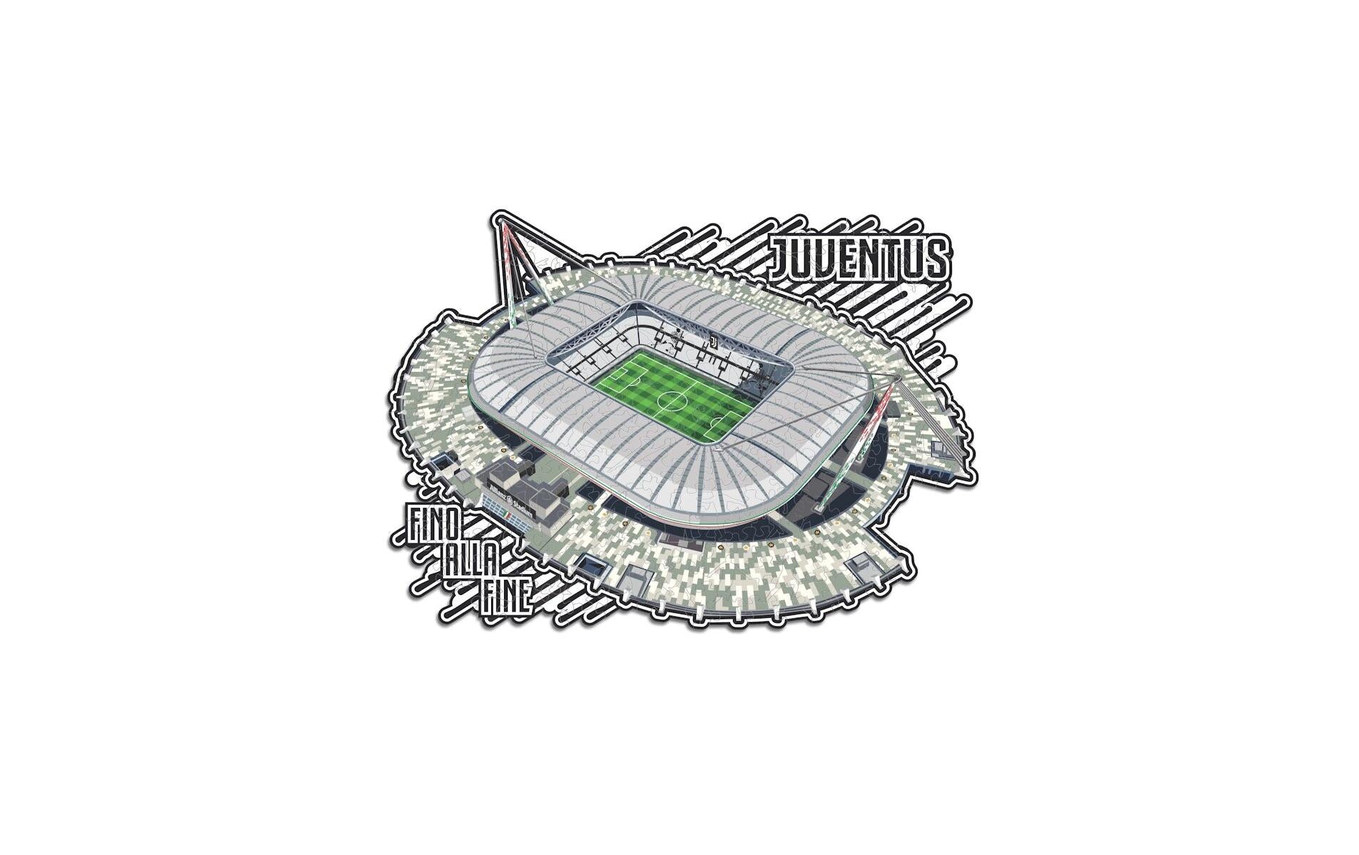 Iconic Puzzles Juventus FC - Allianz Stadium – Logikspiel, 1 Spieler, ab 14 Jahren