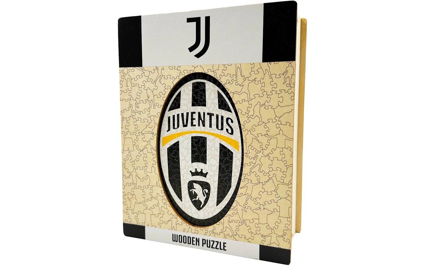 Iconic Puzzles Juventus FC - Retro Logo – Holz-Puzzle, 1 Spieler, ab 10 Jahren, mehrsprachig