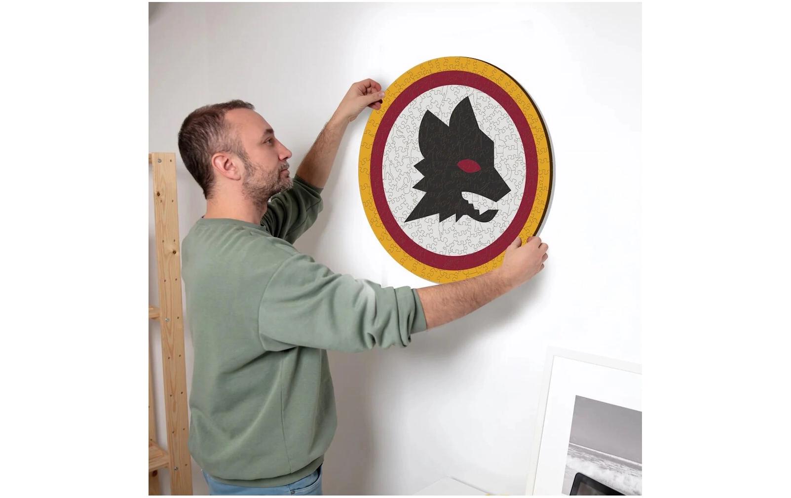Iconic Puzzles AS Roma - Lupetto Logo – Logikspiel, 1 Spieler, ab 10 Jahren