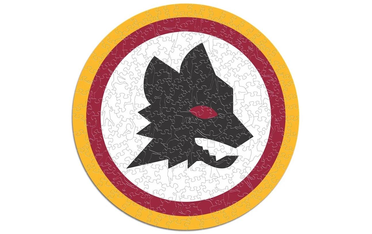 Iconic Puzzles AS Roma - Lupetto Logo – Logikspiel, 1 Spieler, ab 10 Jahren