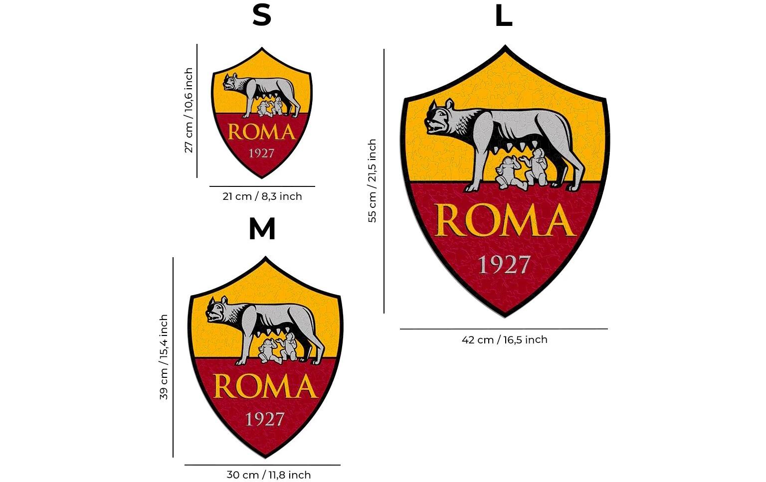 Iconic Puzzles AS Roma - Logo - Logikspiel, 1 Spieler, ab 14 Jahren, mehrsprachig