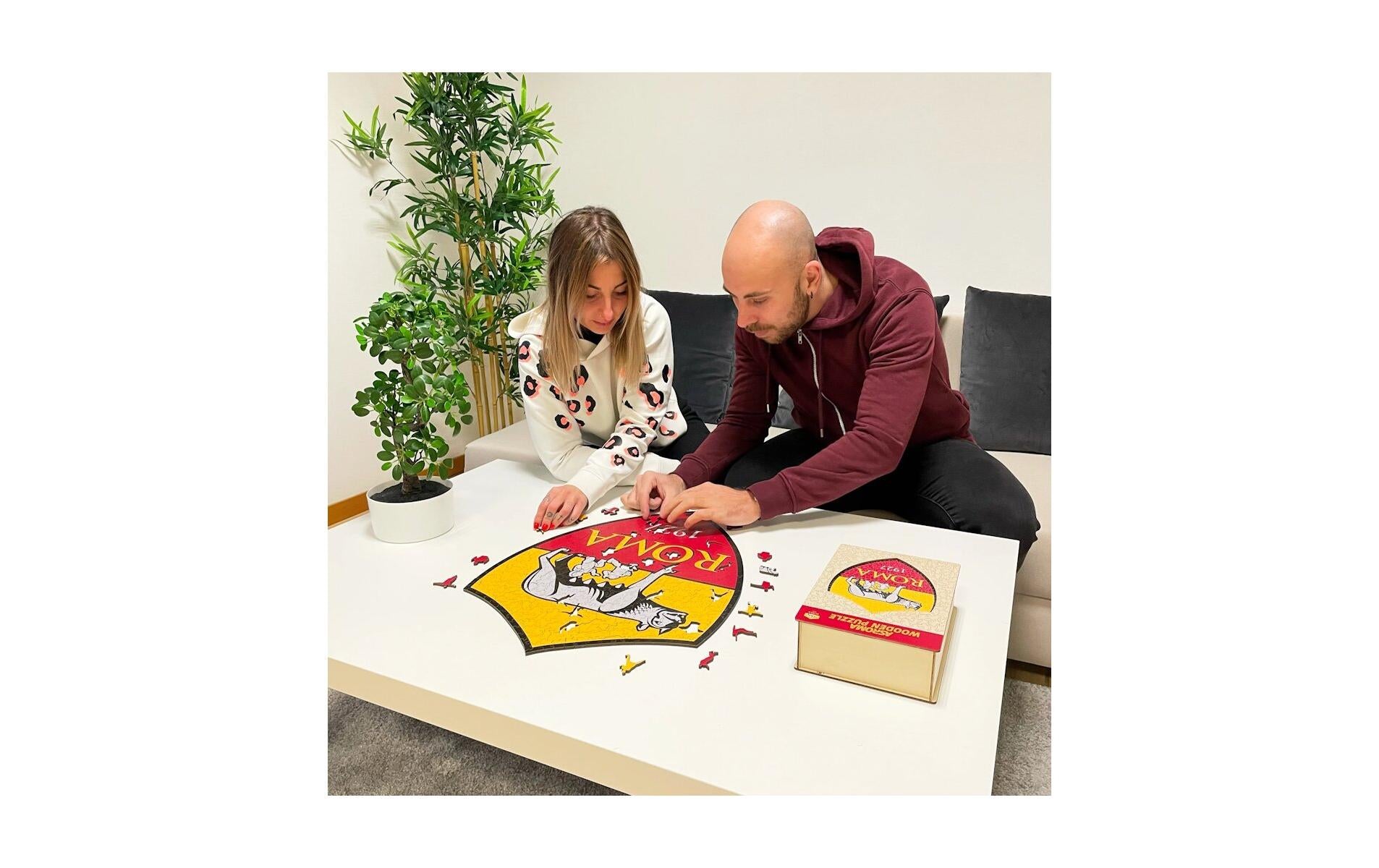 Iconic Puzzles AS Roma - Logo - Logikspiel, 1 Spieler, ab 14 Jahren, mehrsprachig