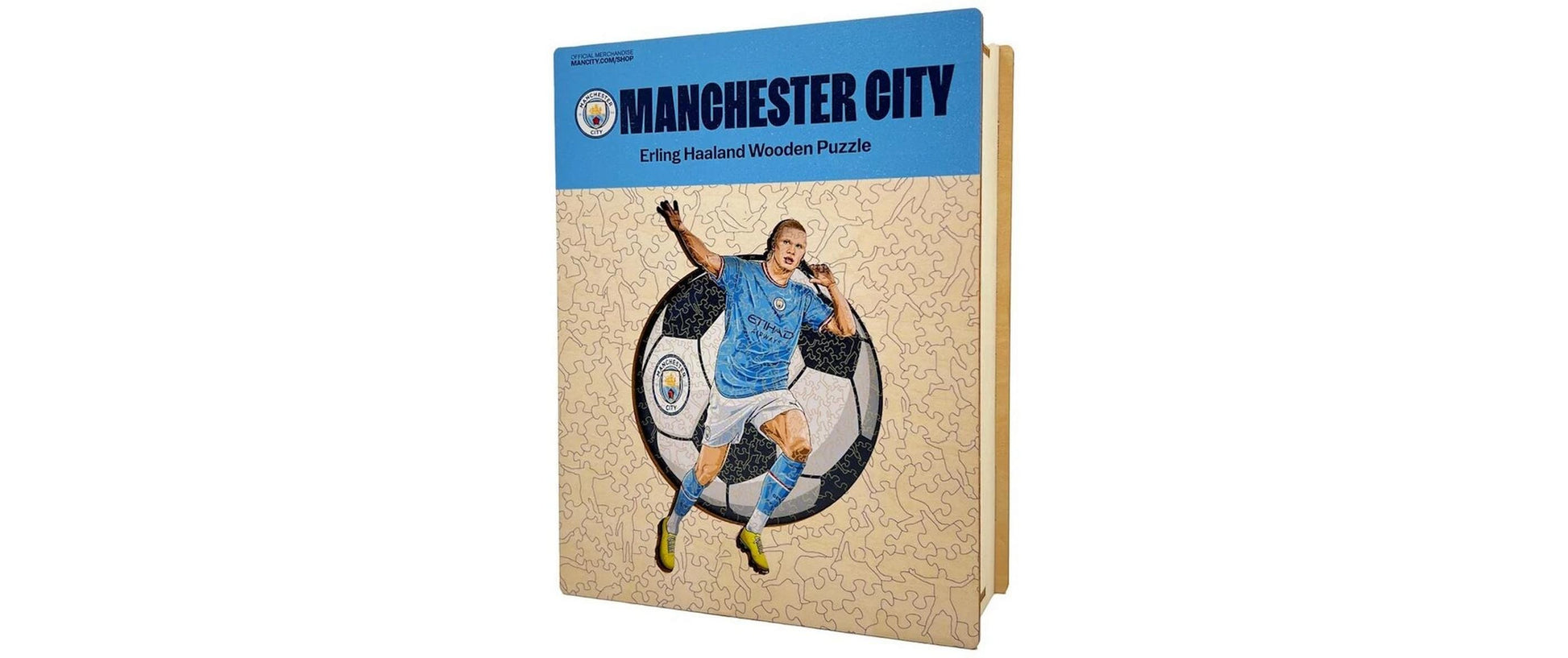 Iconic Puzzles Puzzle Man City FC – Erling Haaland – 270 Teile – 30 × 42 cm – ab 10 J. – Holz, FSC