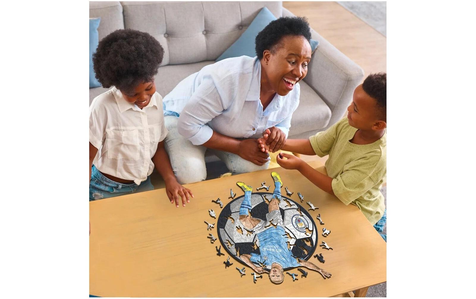 Iconic Puzzles Puzzle Man City FC – Erling Haaland – 270 Teile – 30 × 42 cm – ab 10 J. – Holz, FSC