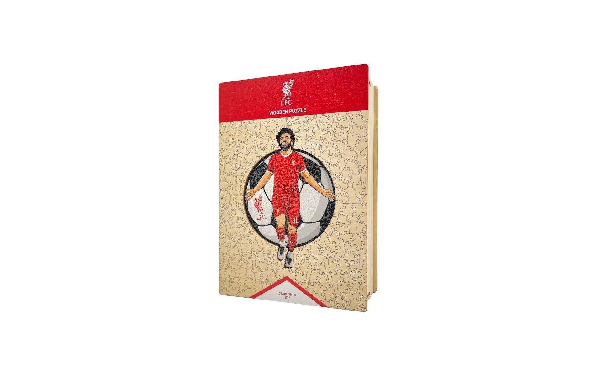 Iconic Puzzles Puzzle Liverpool FC, Mo Salah – 270 Teile – 30 × 42 cm – ab 10 J. – Holz, mehrfarbig – FSC