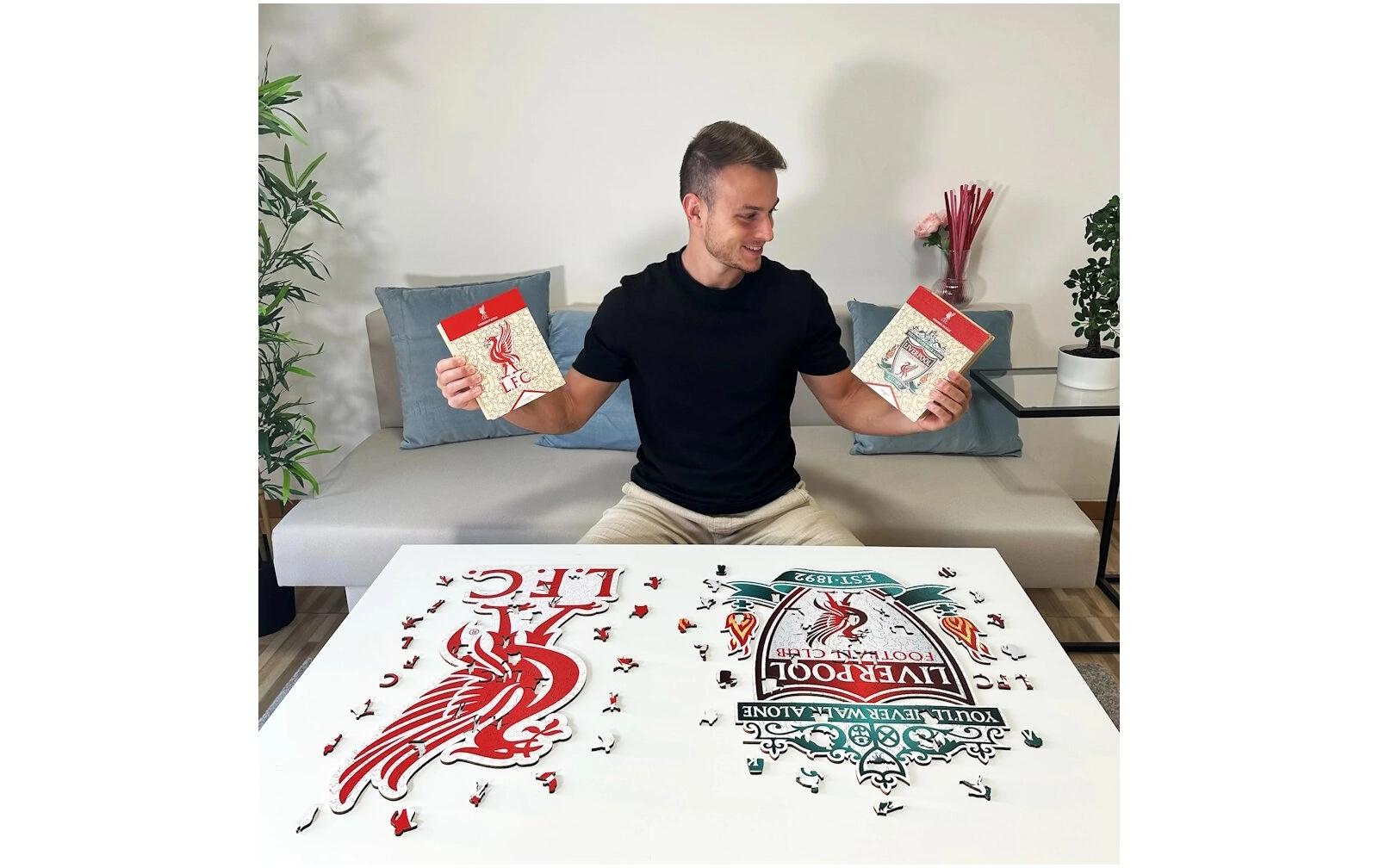 Iconic Puzzles Liverpool FC Puzzle – 270 Teile – 24 × 42 cm – ab 10 J. – Holz – FSC