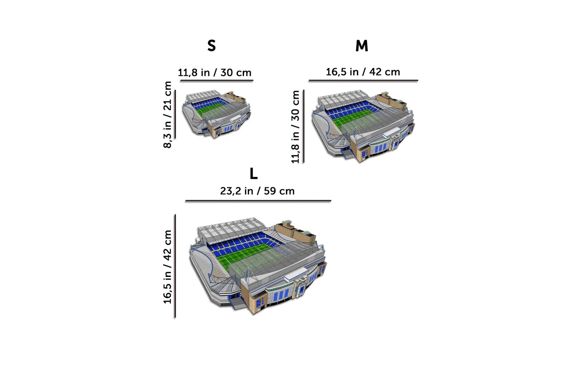 Iconic Puzzles Chelsea FC - Stamford Bridge Stadion - Logikspiel, 1 Spieler, ab 14 Jahren, mehrsprachig