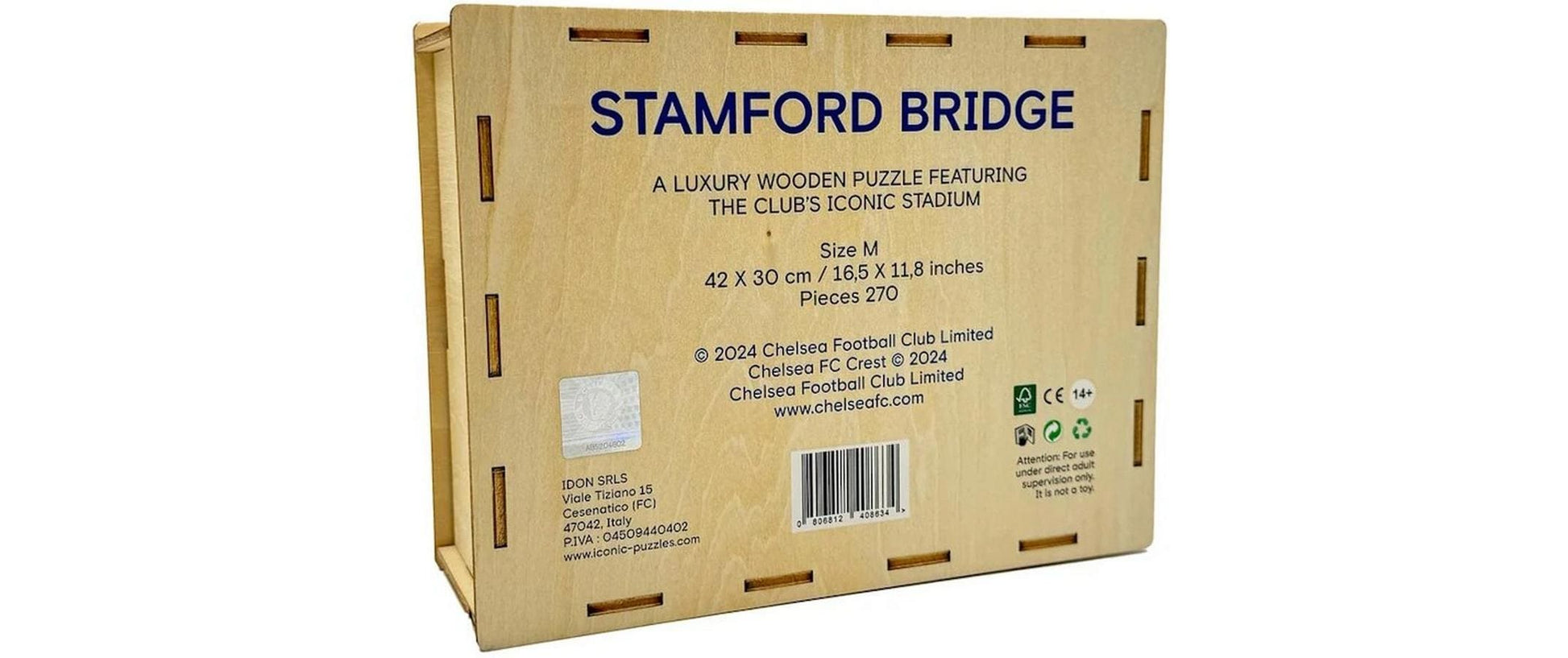 Iconic Puzzles Chelsea FC - Stamford Bridge Stadion - Logikspiel, 1 Spieler, ab 14 Jahren, mehrsprachig