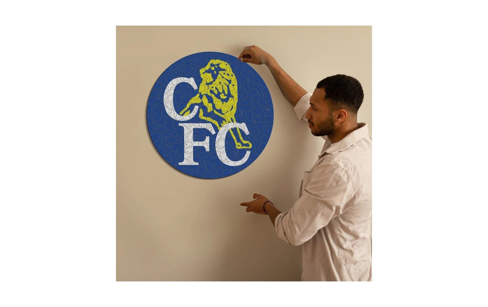 Iconic Puzzles Chelsea FC - Retro Logo – Logikspiel, 1 Spieler, ab 14 Jahren, mehrsprachig