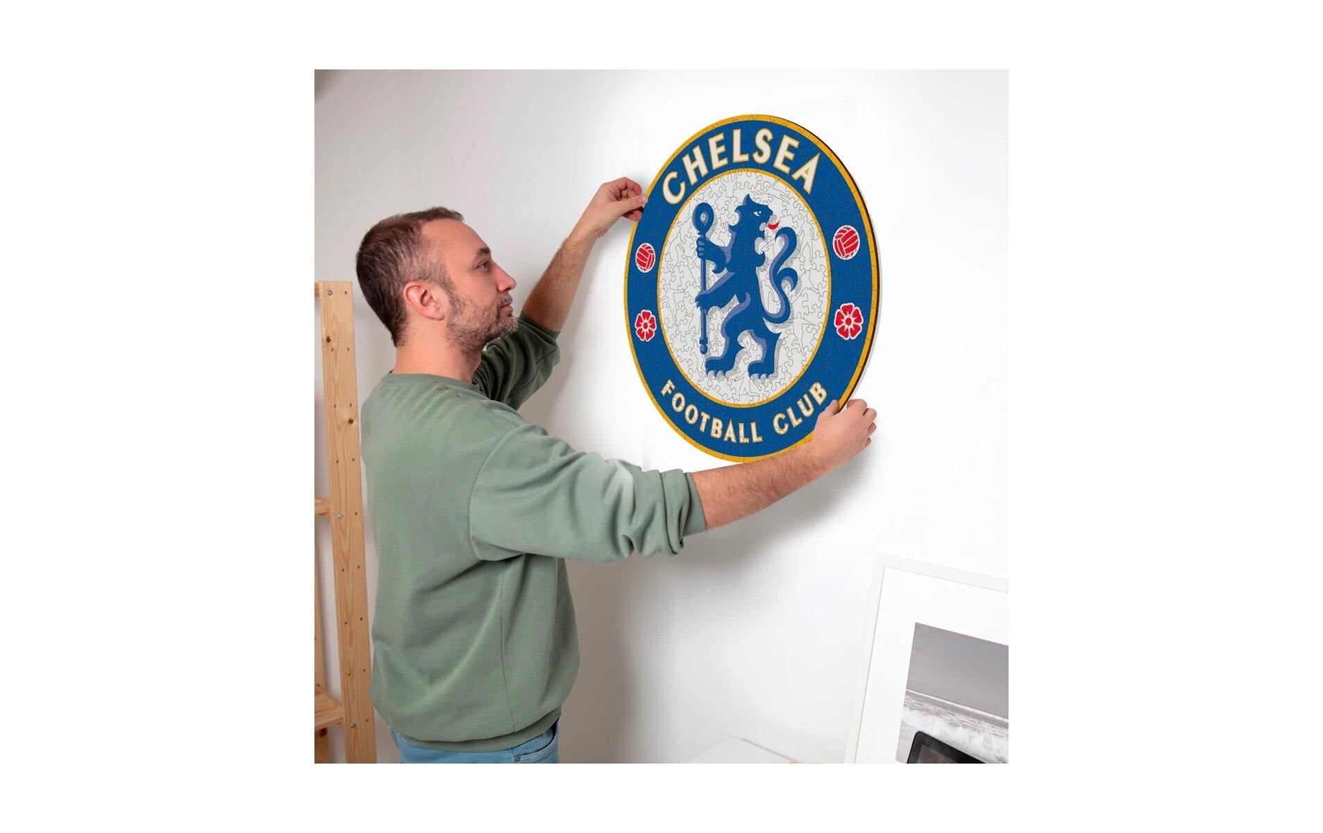 Iconic Puzzles Chelsea FC - Logo – Logikspiel, 1 Spieler, ab 14 Jahren