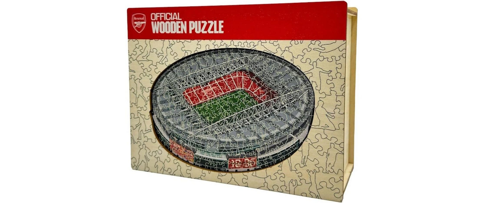 Iconic Puzzles Puzzle Emirates Stadium (Arsenal FC) – 270 Teile – 42 × 30 cm – ab 14 Jahren – Holz – mehrfarbig