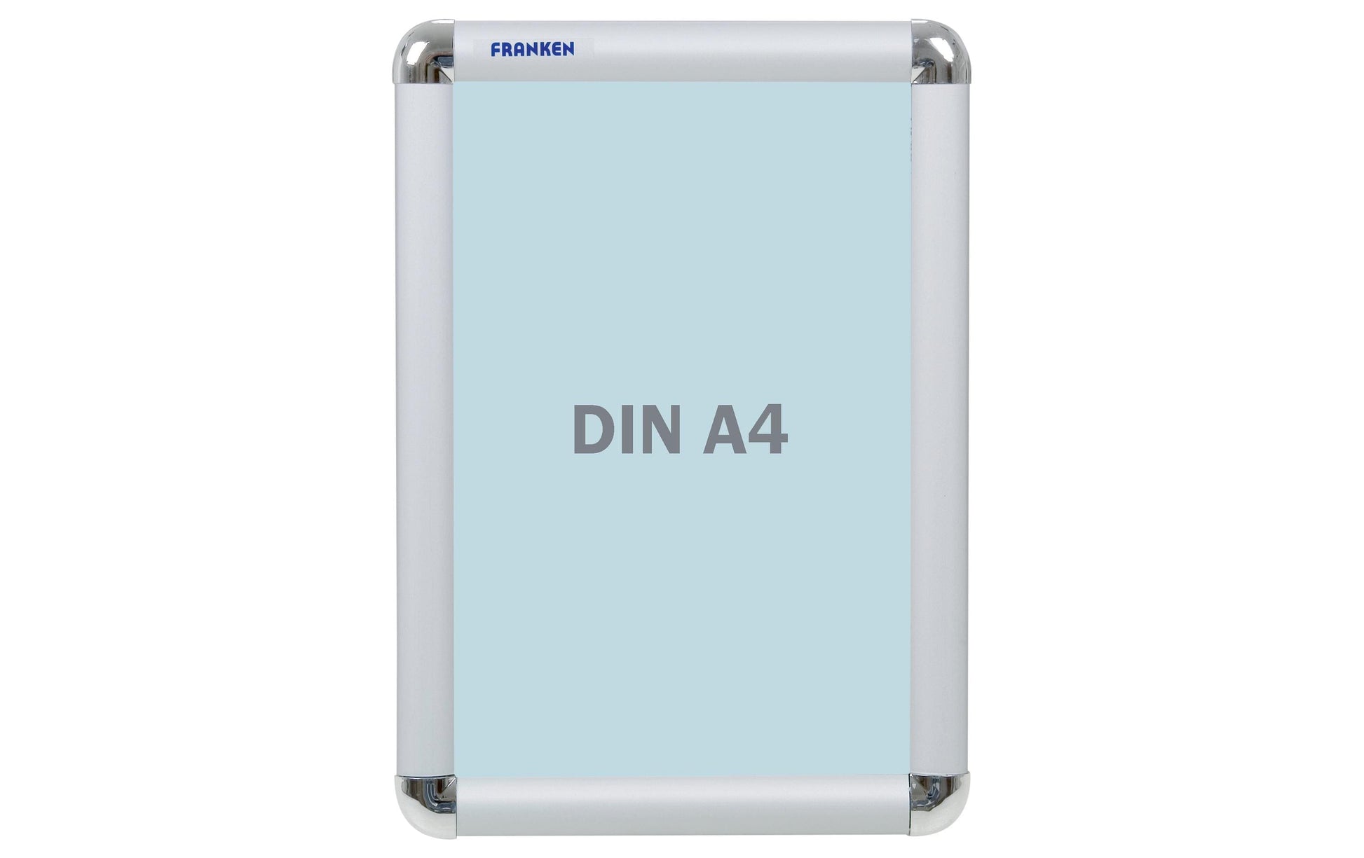 Franken Plakatrahmen – für A4 – Klapprahmen – Silber – Aluminium – 240×327×12 mm