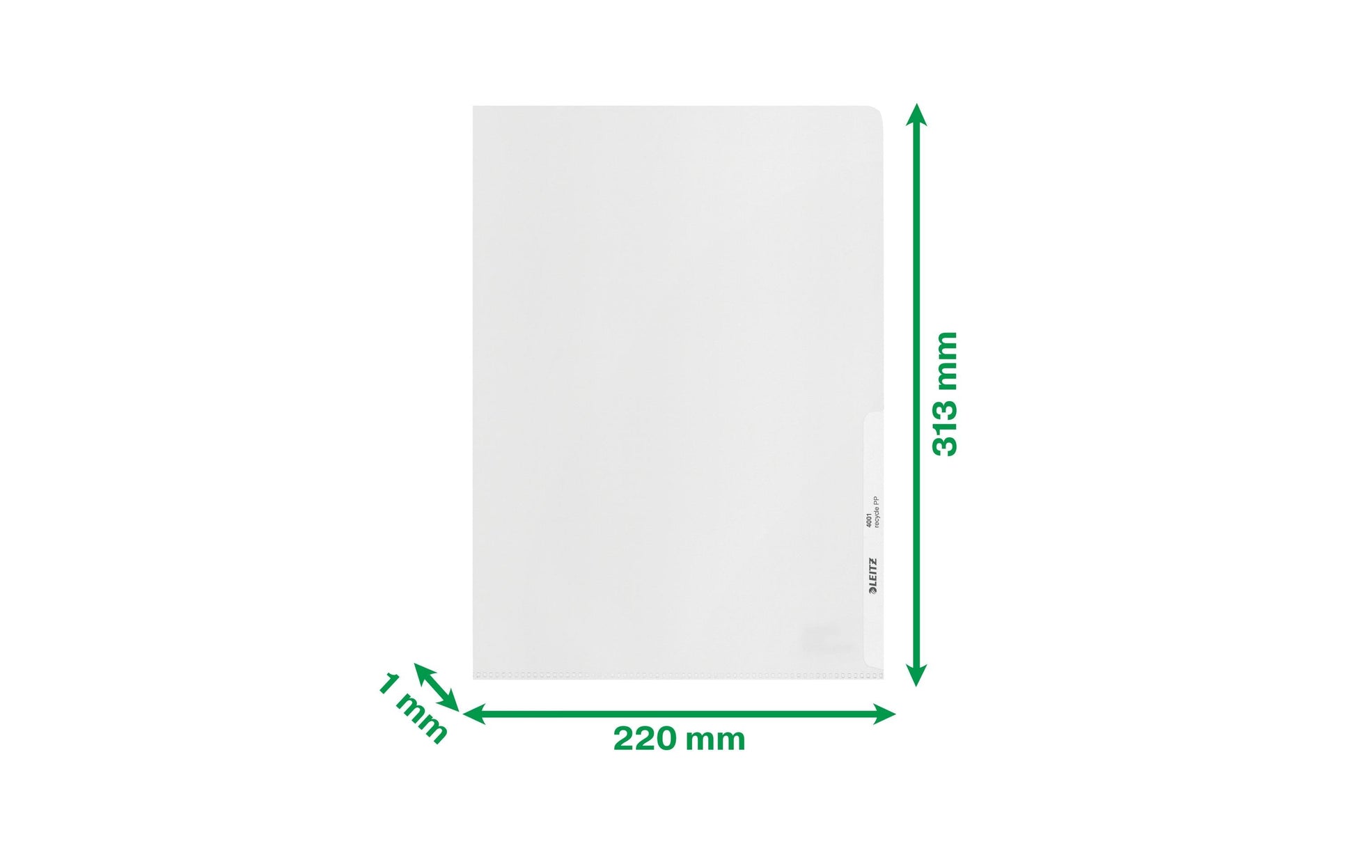 Leitz Sichthülle re:cycle A4, 140 µm, transparent – 100 Stück