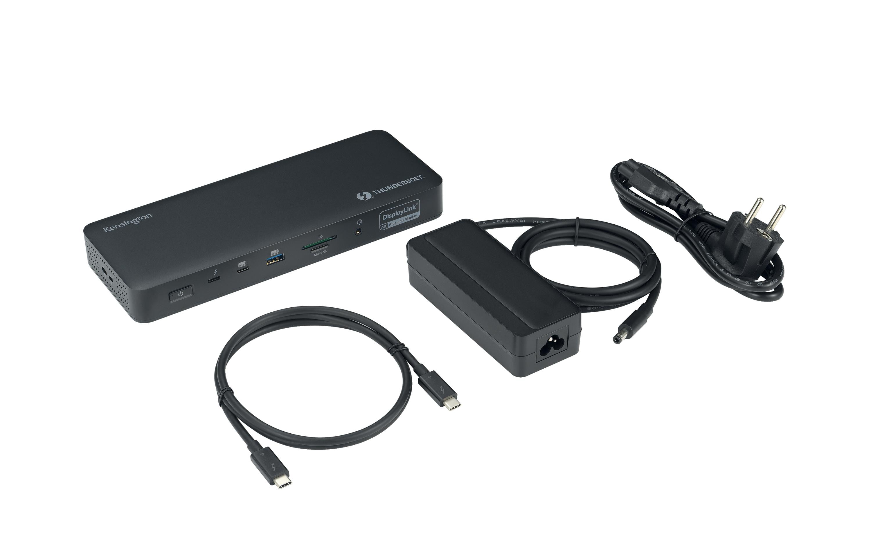 Kensington SD5920T EQ Dockingstation – Thunderbolt 4, 3× DP, 2× HDMI, 96 W PD, 2,5GbE, für Windows/Mac/ChromeOS