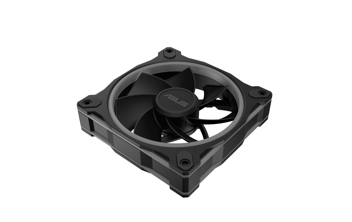 ASUS PRIME MR120 – Ventilator – 120×120×28 mm, 1600 U/min, ARGB, 4-Pin (PWM), Schwarz