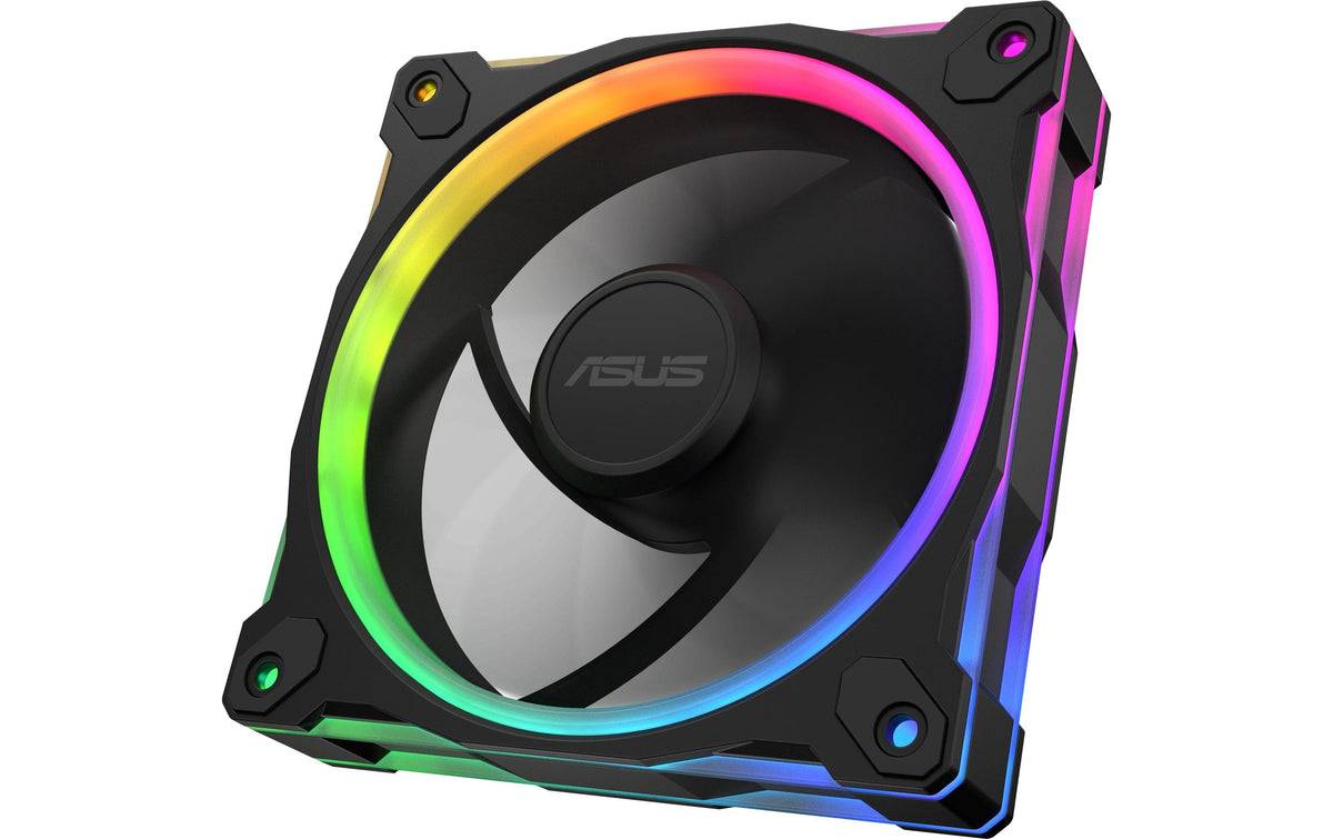 ASUS PRIME MR120 – Ventilator – 120×120×28 mm, 1600 U/min, ARGB, 4-Pin (PWM), Schwarz
