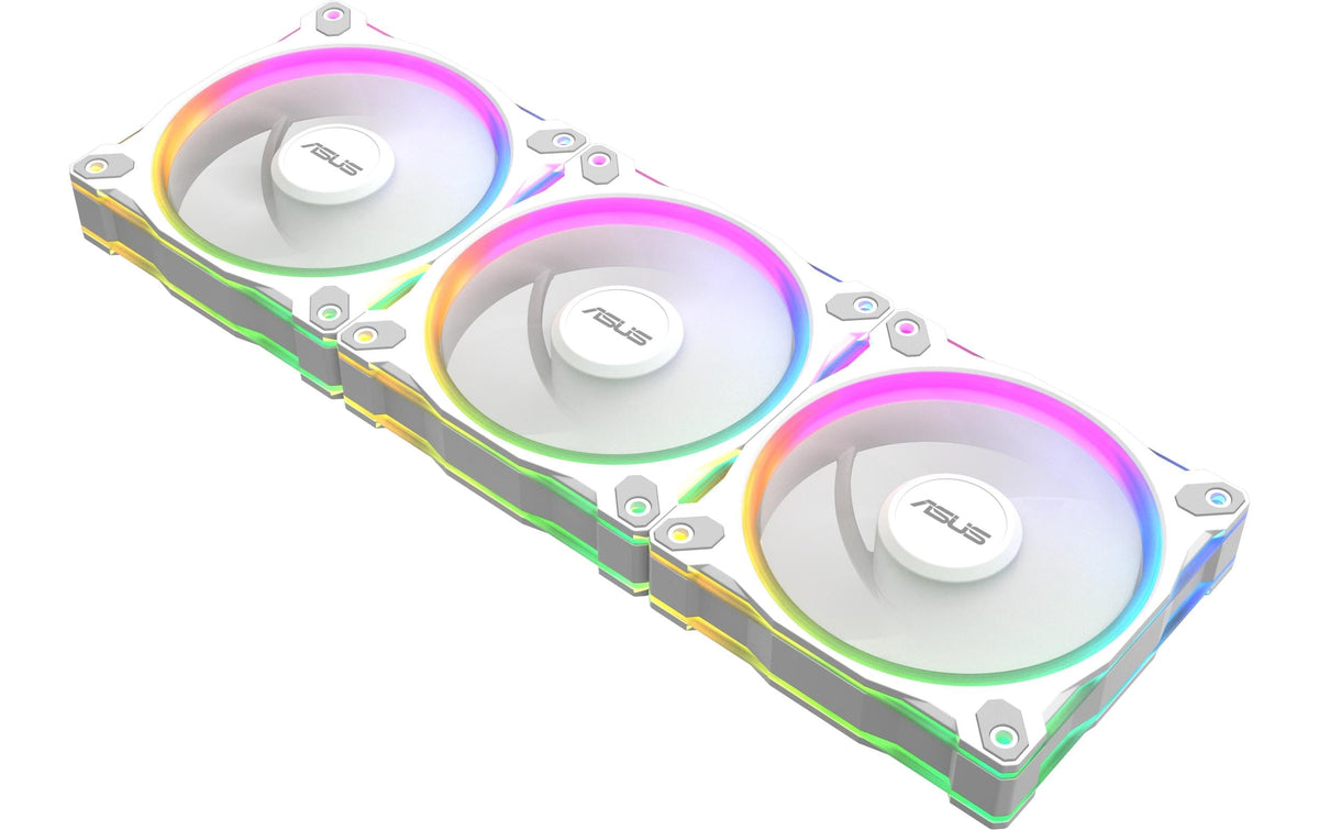 ASUS PRIME MR120 – Ventilator – 120 mm, PWM, 1600 U/min, ARGB, 23 dB, 3er-Pack