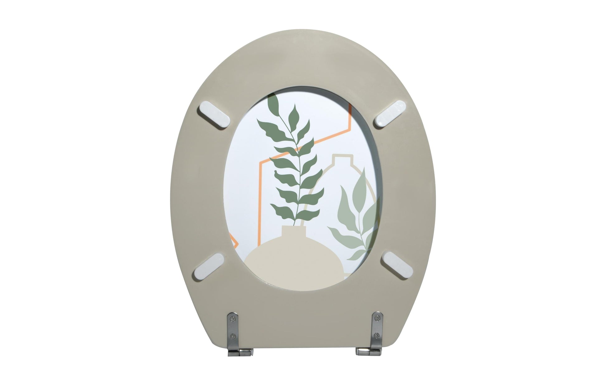 MSV WC-Sitz Amelia – MDF, Mehrfarbig, 37 × 45 cm