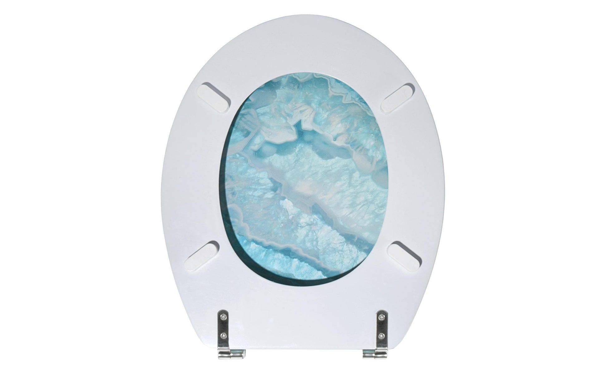 MSV WC-Sitz Angel – MDF, Blau, 37 × 45 cm