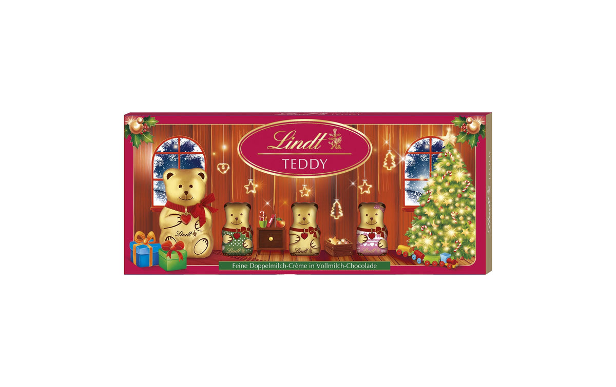 Lindt TEDDY Milch Friends Schokolade – Weihnachten – 96 g