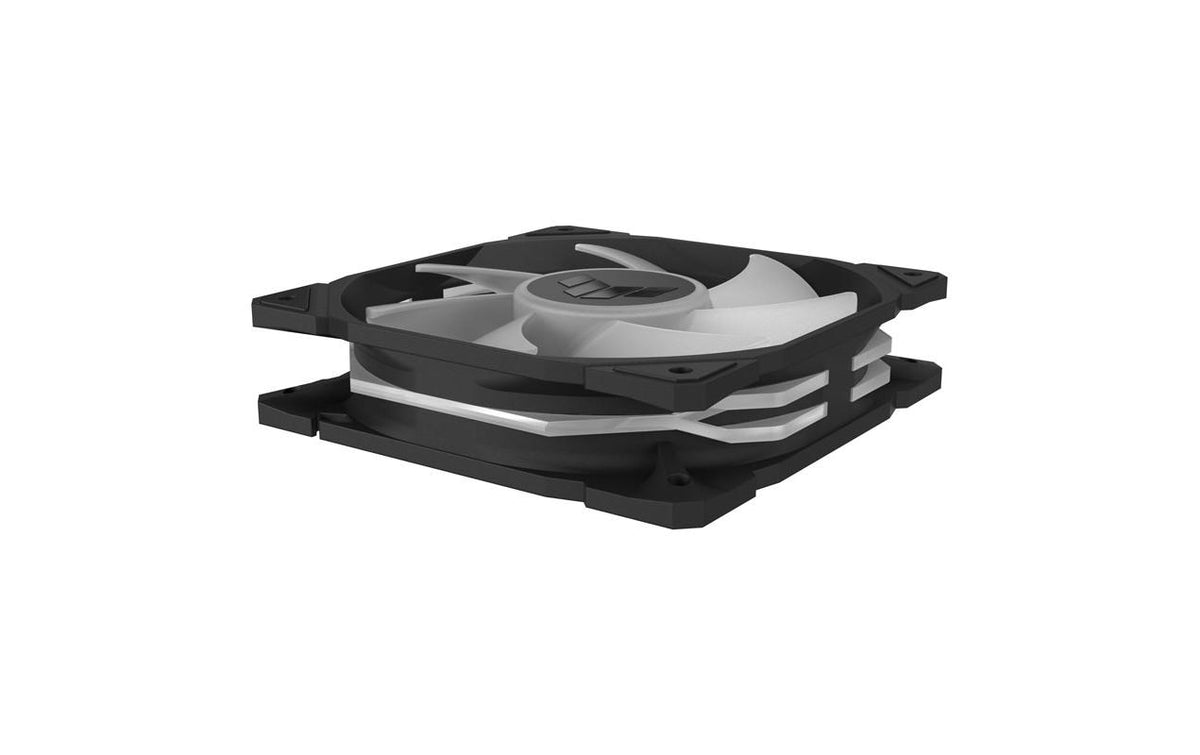 ASUS TUF GAMING TR120 – Montagekit – 3×120 mm, PWM, 2000 U/min, 29 dB, ARGB, Schwarz