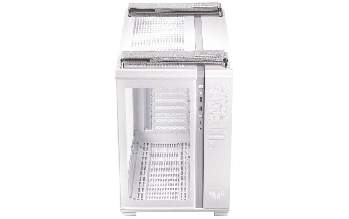 ASUS TUF Gaming GT502 PLUS – PC-Gehäuse – Midi Tower, Weiss, ATX/mATX/Mini-ITX, 450×285×446 mm, 400 mm GPU
