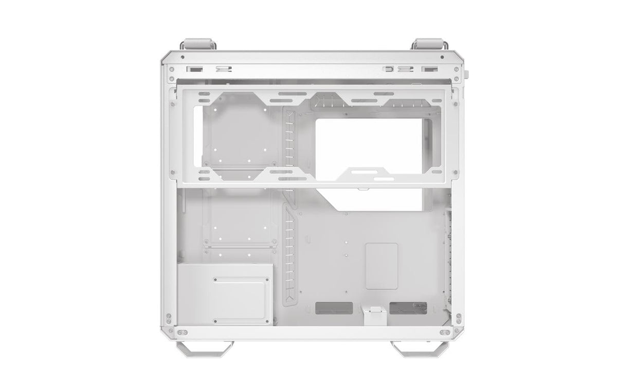 ASUS TUF GAMING GT502 Horizon TG – PC-Gehäuse – Weiss, ATX/mATX/Mini-ITX, 4×3,5", Sichtfenster
