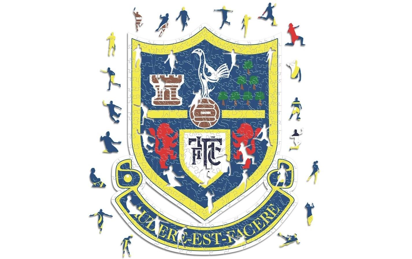Iconic Puzzles Tottenham Hotspur FC Retro Logo – Logikspiel, 1 Spieler, ab 10 Jahren