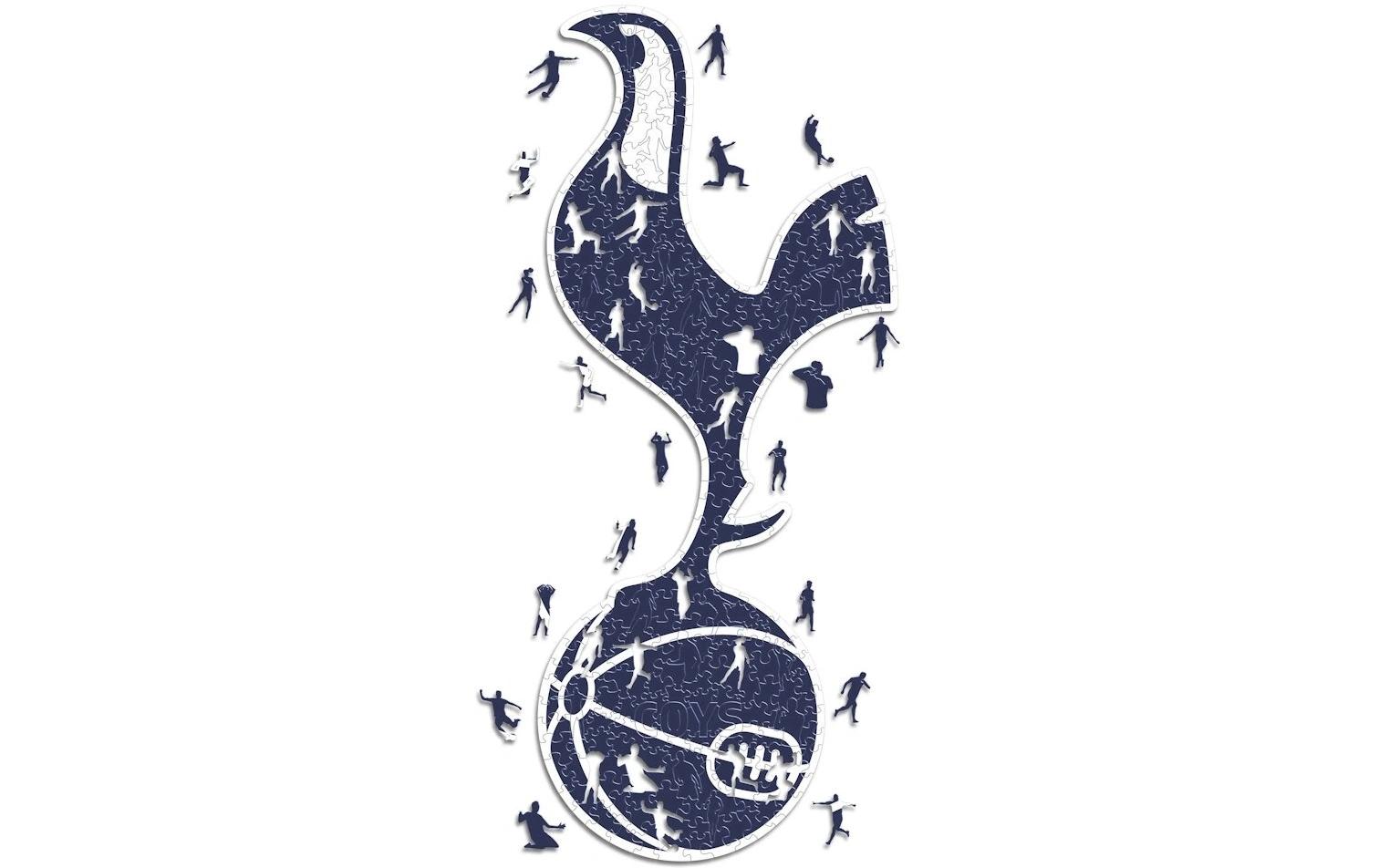 Iconic Puzzles Puzzle Tottenham Hotspur FC Logo – 270 Teile – 25 × 60 cm – ab 10 J. – Holz – Blau/Weiss – FSC