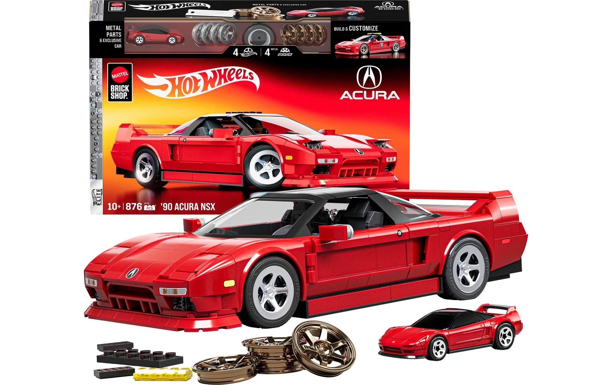 Mega Construx Baustein-Set – 876-teilig – ab 10 Jahren – Kunststoff – mehrfarbig