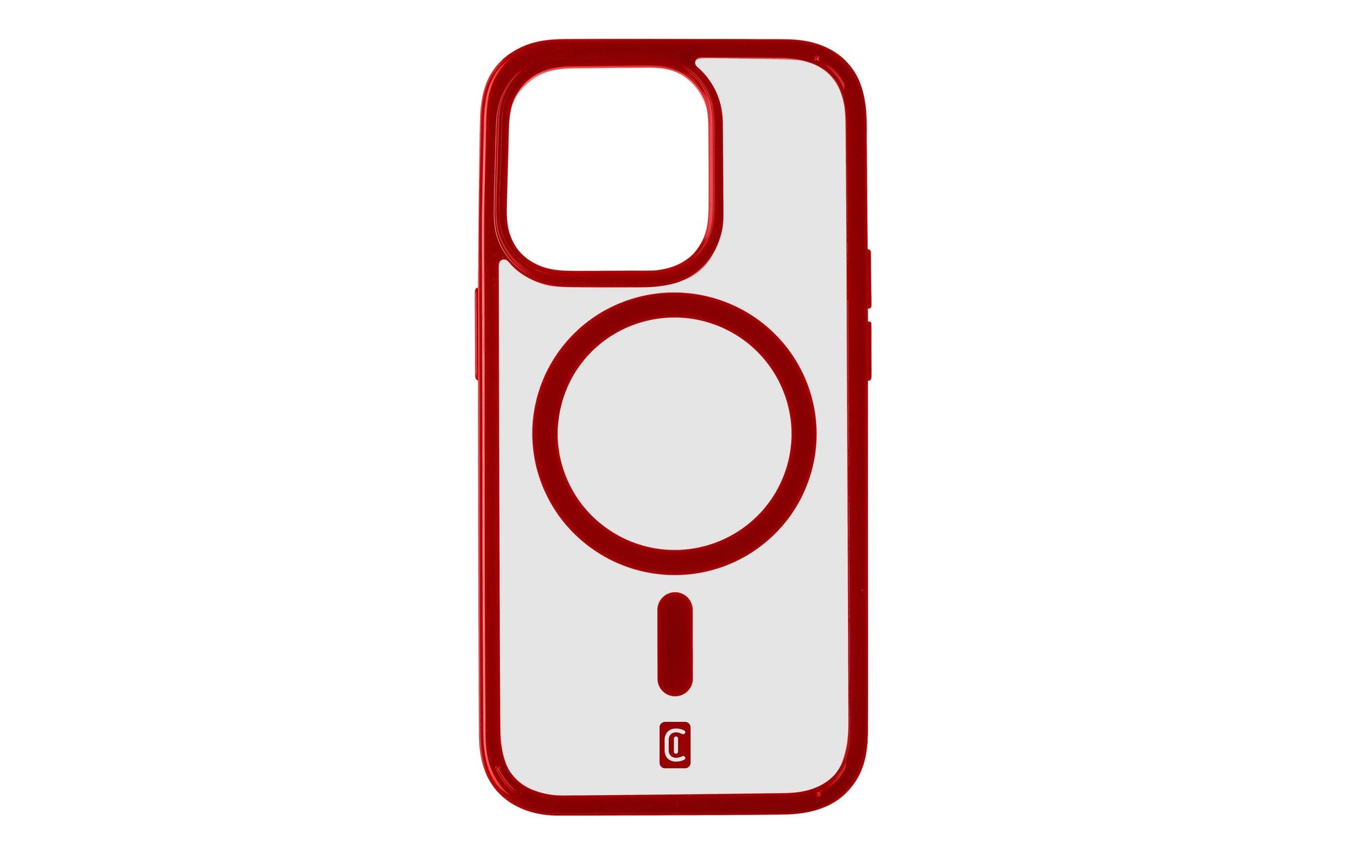 Cellularline Backcover – für Apple iPhone 15 Pro Max – rot – MagSafe-kompatibel