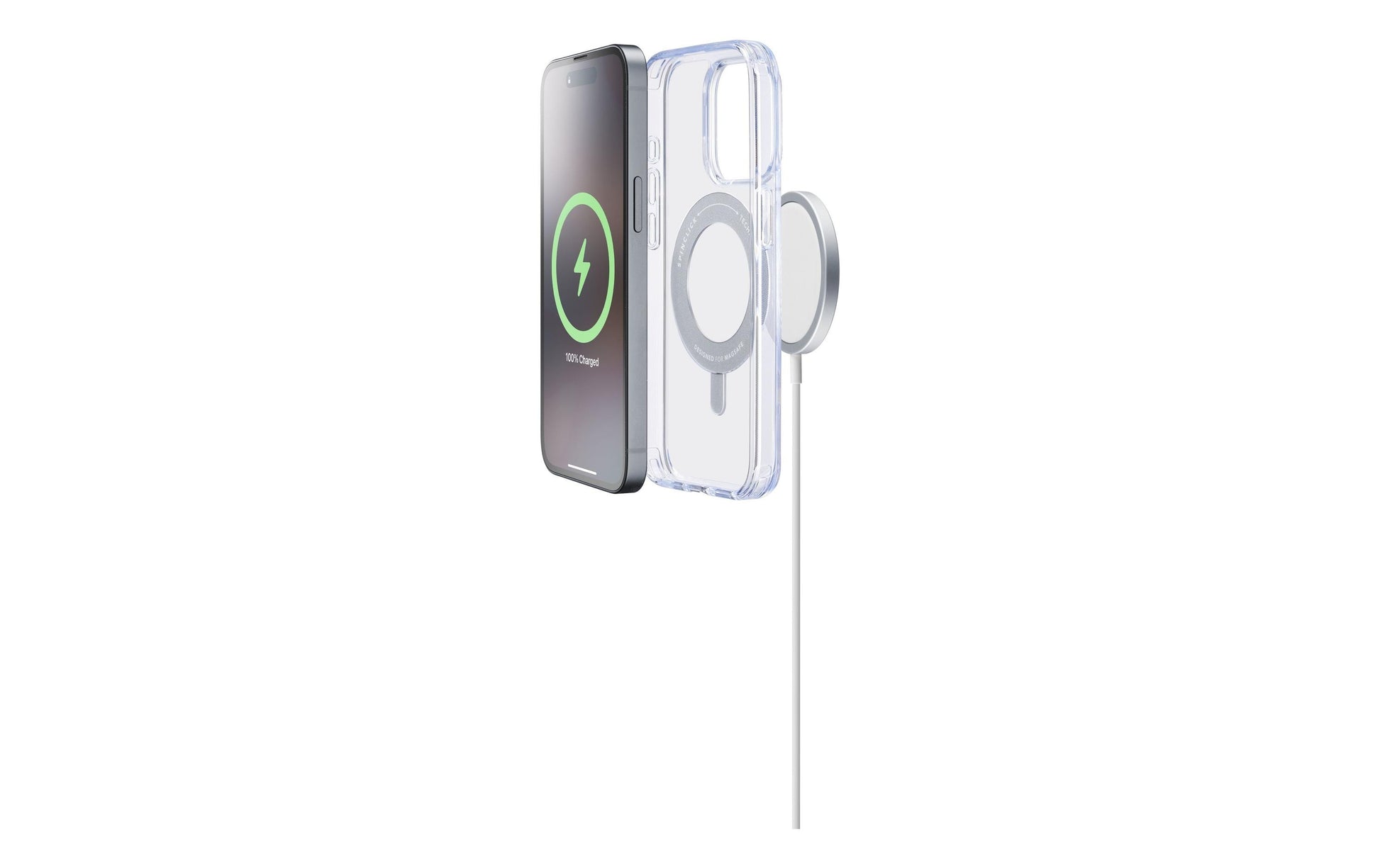 Cellularline Backcover – für Apple iPhone 16 Pro Max – transparent – MagSafe-kompatibel, stossdämpfend