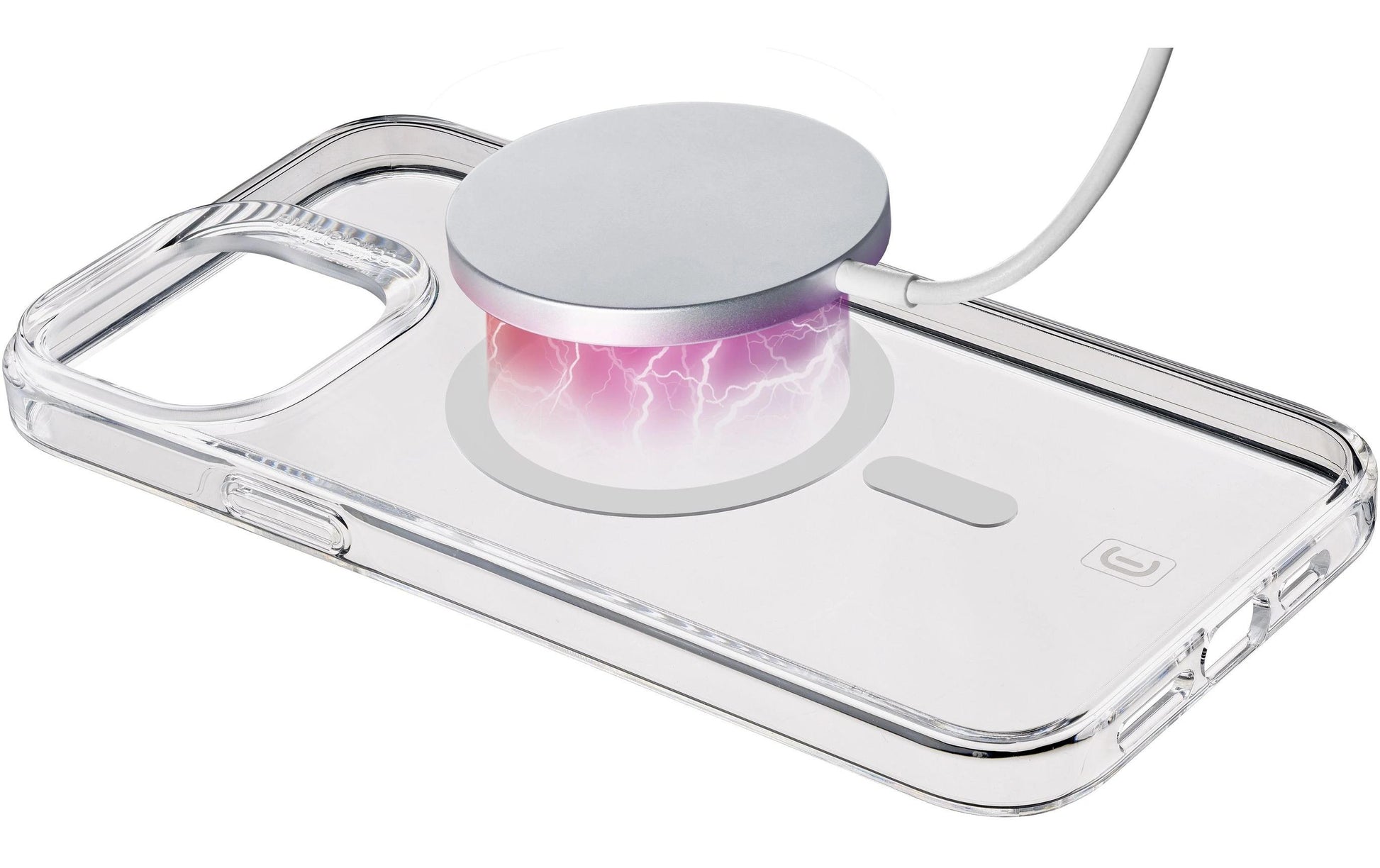 Cellularline Gloss Backcover für Apple iPhone 15 Plus mit MagSafe, Kunststoff, Transparent