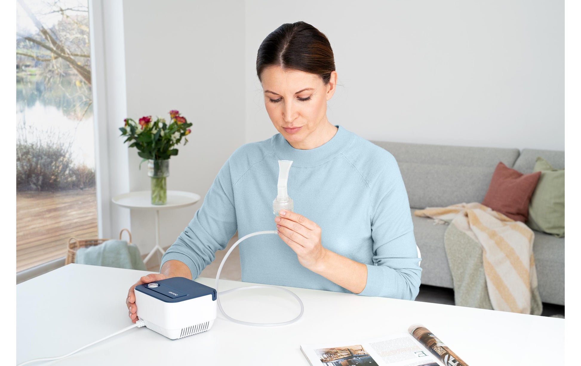 Beurer Inhalator – Netzbetrieb, Verdunstungsleistung 0,3 ml/min